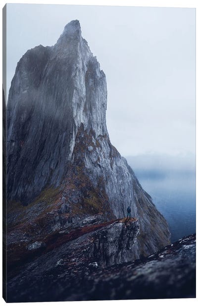 Misty Mountain Canvas Art Print - Fredrik Strømme