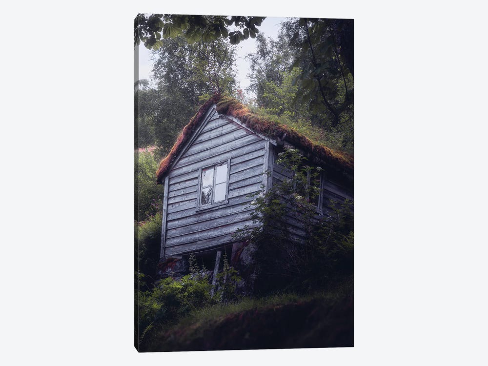 The Hidden Cabin by Fredrik Strømme 1-piece Canvas Art