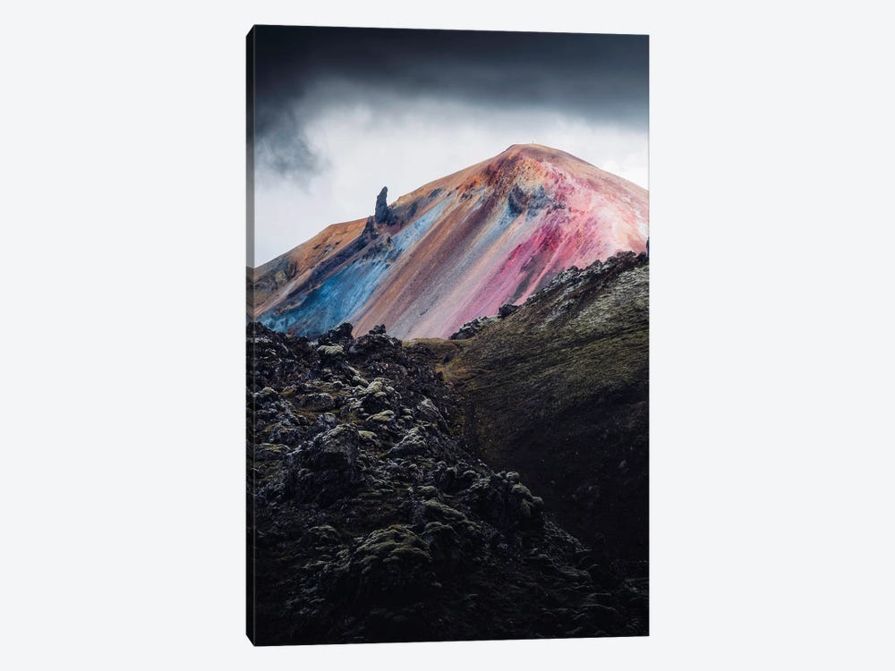 The Rainbow Mountain by Fredrik Strømme 1-piece Canvas Art