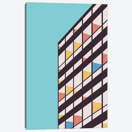 Corbusier Canvas Print #FLB102} by Florent Bodart Art Print