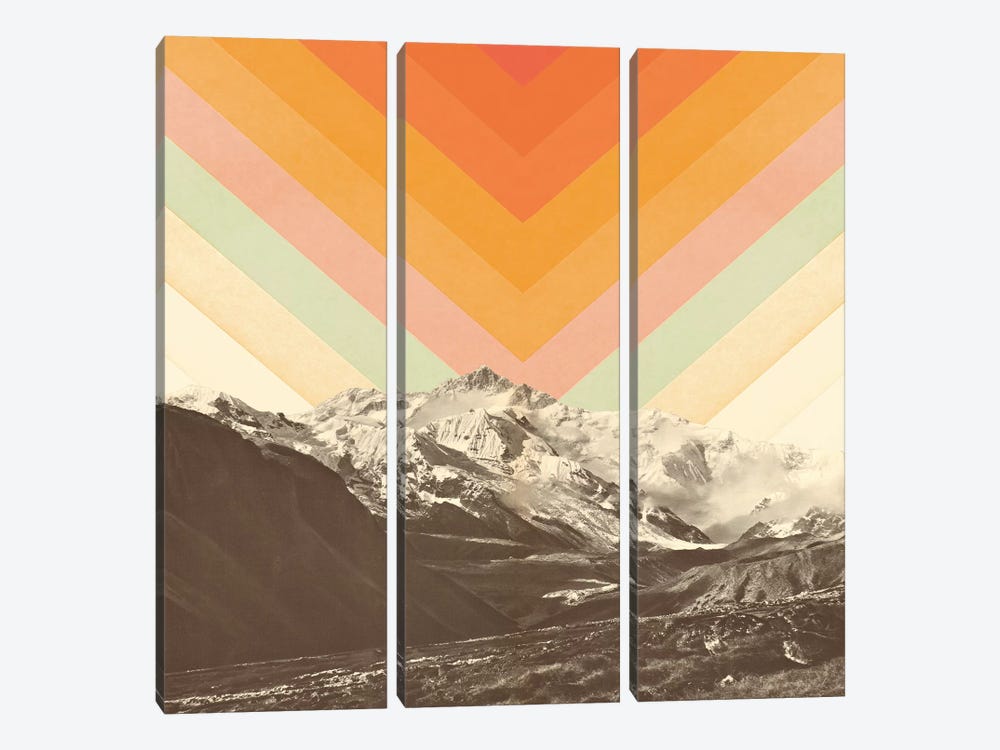 Mountainscape II by Florent Bodart 3-piece Art Print