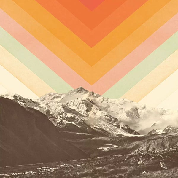 '70s Aesthetic: Mountainscape II by Florent Bodart