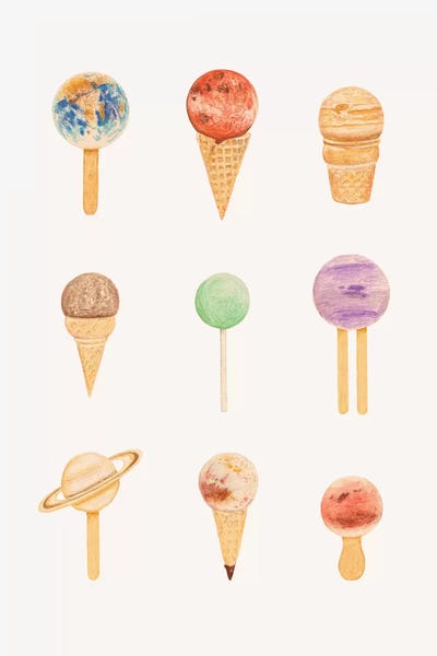 Ice Cream & Popsicles: Planetarium Sugarium by Florent Bodart