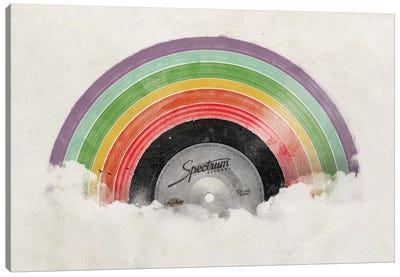 Rainbow Classics Canvas Art Print - LGBTQ+ Art