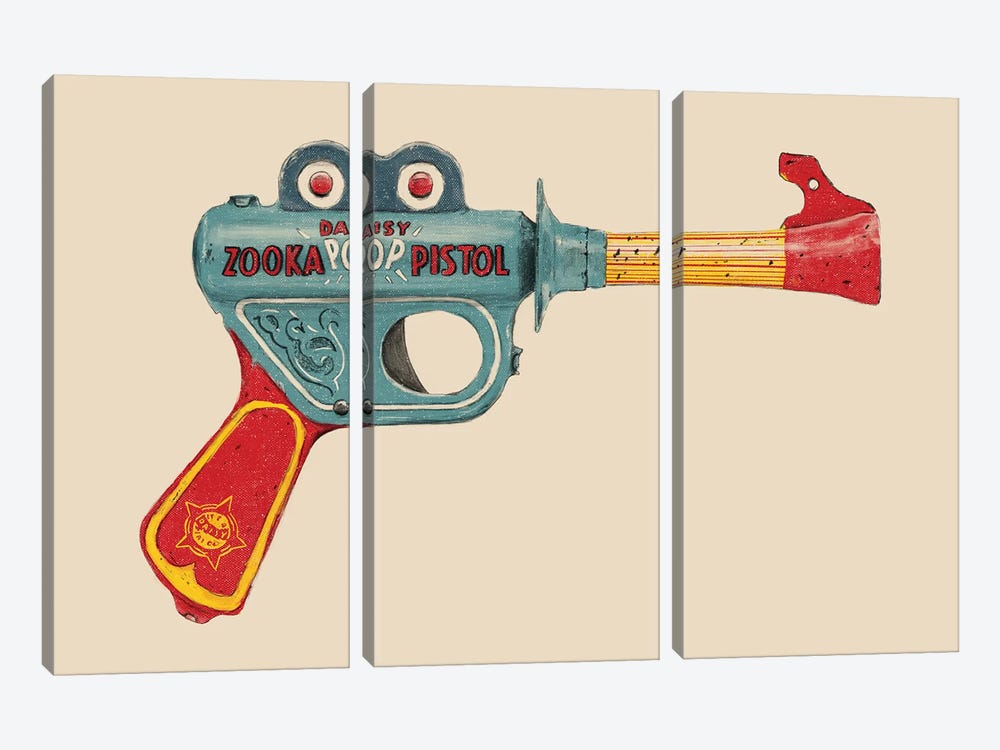 Zooka by Florent Bodart 3-piece Art Print