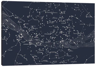 Carte du Ciel II Canvas Art Print - Celestial Maps
