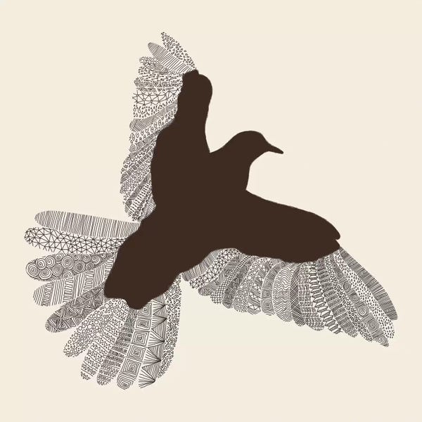 Florent Bodart: Bird on Beige by Florent Bodart