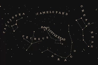 Constellation II by Florent Bodart multi panel art