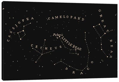 Constellation II Canvas Art Print - Kids Map Art
