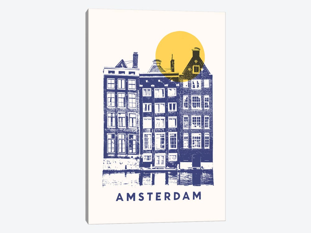 Amsterdam by Florent Bodart 1-piece Canvas Art Print