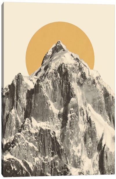 Mountainscape V Canvas Art Print - '70s Aesthetic