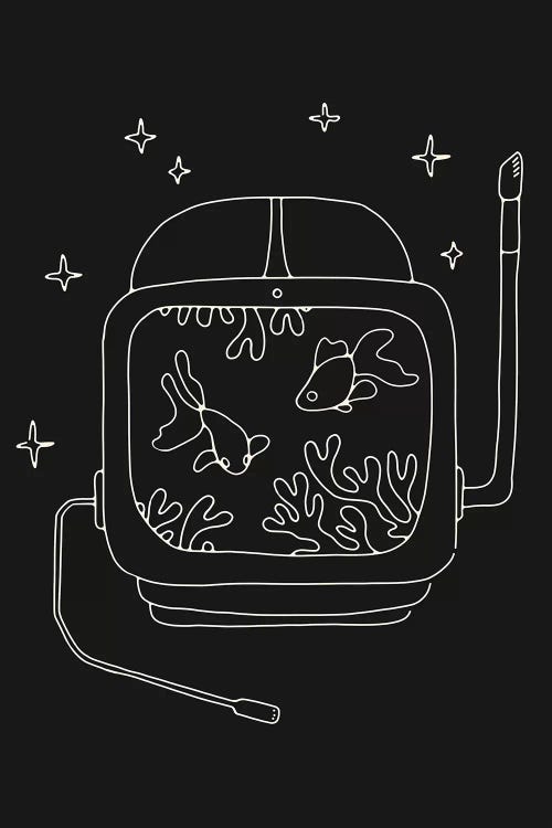 Astronaut And Fishes