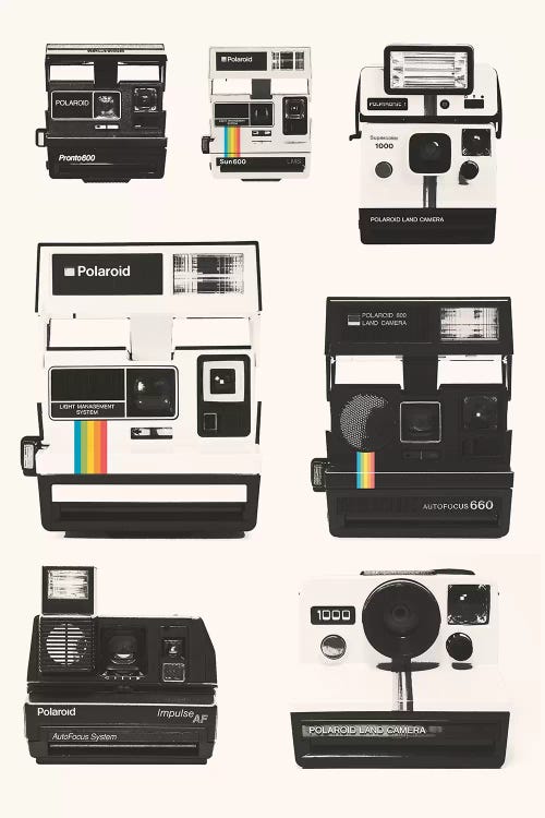 Instant Camera Collection by Florent Bodart wall art