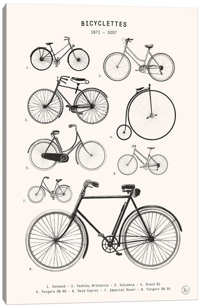Bicyclettes Canvas Art Print - Florent Bodart