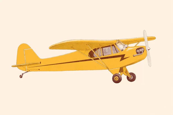 Children's Illustrations: Little Yellow Plane by Florent Bodart