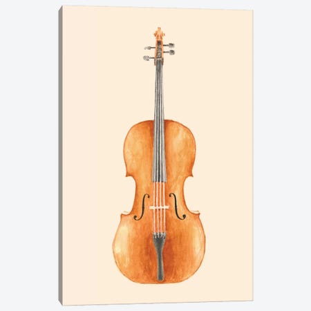 Cello Canvas Print #FLB18} by Florent Bodart Canvas Artwork