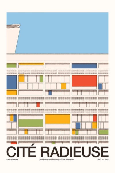 Florent Bodart: Cité Radieuse Marseille - Le Corbusier by Florent Bodart