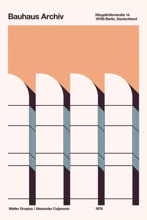 Bauhaus Archiv - Berlin by Florent Bodart wall art