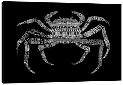 Crab Canvas Art Print - Seafood Art