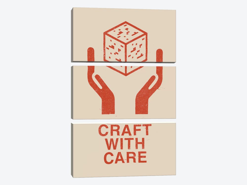 Craft With Care I by Florent Bodart 3-piece Canvas Wall Art