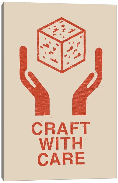 Craft With Care I Canvas Art Print - Video Game Art