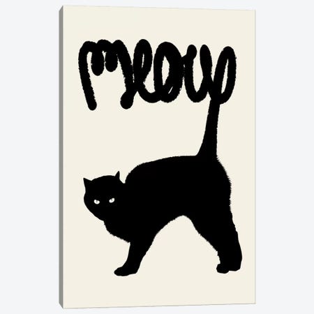 Meow Canvas Print #FLB49} by Florent Bodart Art Print