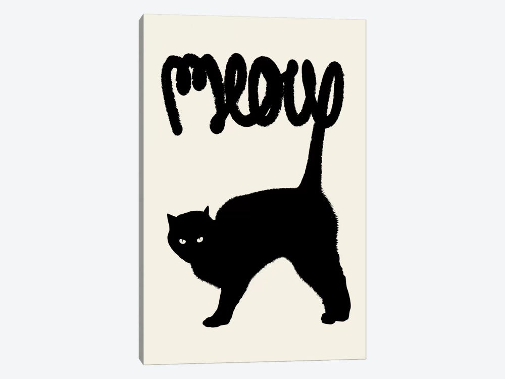 Meow by Florent Bodart 1-piece Canvas Print