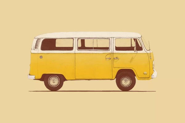 Nostalgia: Yellow Van by Florent Bodart