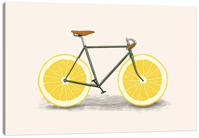 Zest Canvas Art Print - Cycling Art