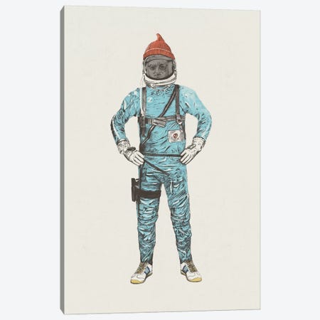 Zissou In Space Canvas Print #FLB59} by Florent Bodart Canvas Art
