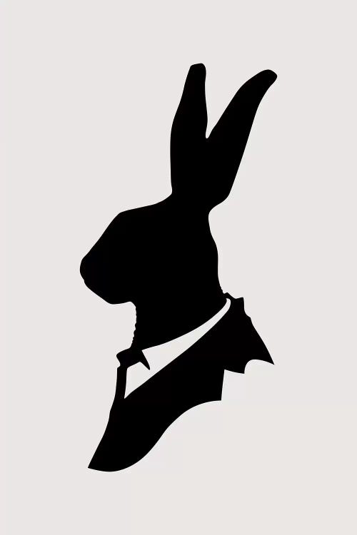 Monsieur Lapin by Florent Bodart wall art