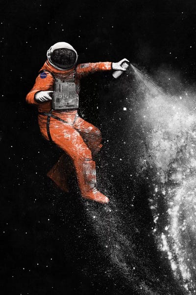 Kids Astronomy & Space Art: Astronaut by Florent Bodart
