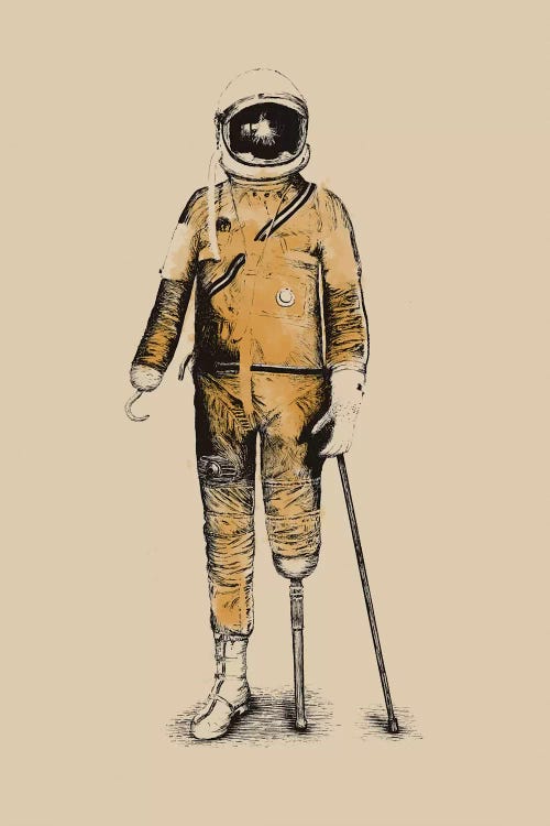 Astropirate by Florent Bodart wall art
