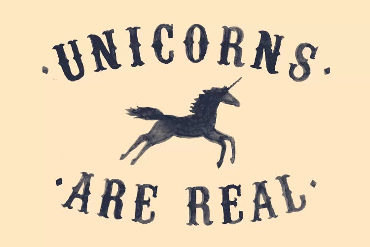 Unicorns Are Real, B&W