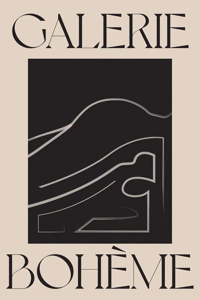 Minimalist Bohemian Decor: La Vie Boheme I by Flower Love Child