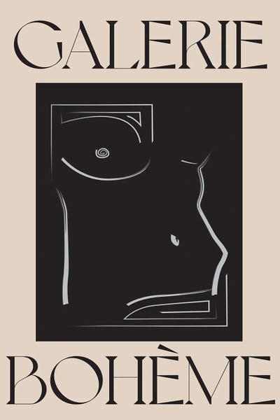 La Vie Boheme III by Flower Love Child framed canvas print