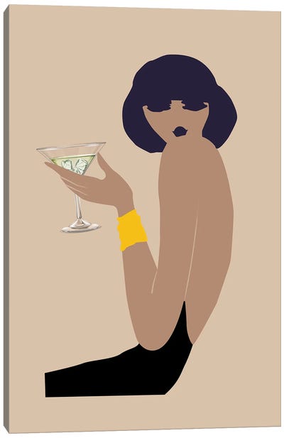 Le Cocktail Canvas Art Print - Cocktail & Mixed Drink Art
