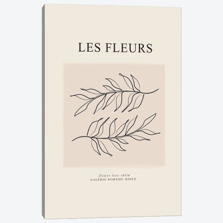 Les Fleurs Canvas Print #FLC116} by Flower Love Child Canvas Art
