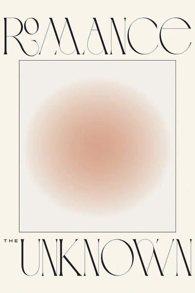 Typography: Romance The Unknown by Flower Love Child