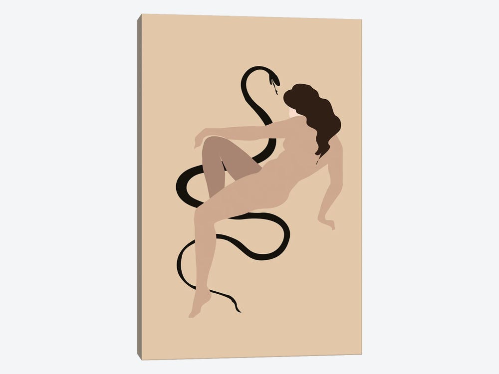 Snakecharmer by Flower Love Child 1-piece Canvas Wall Art