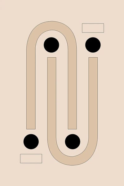 Balanced by Flower Love Child framed canvas print