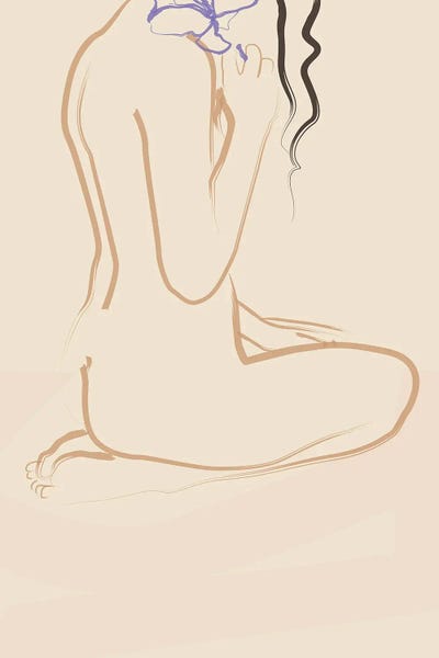 Subdued Nudes: Hair Flower by Flower Love Child