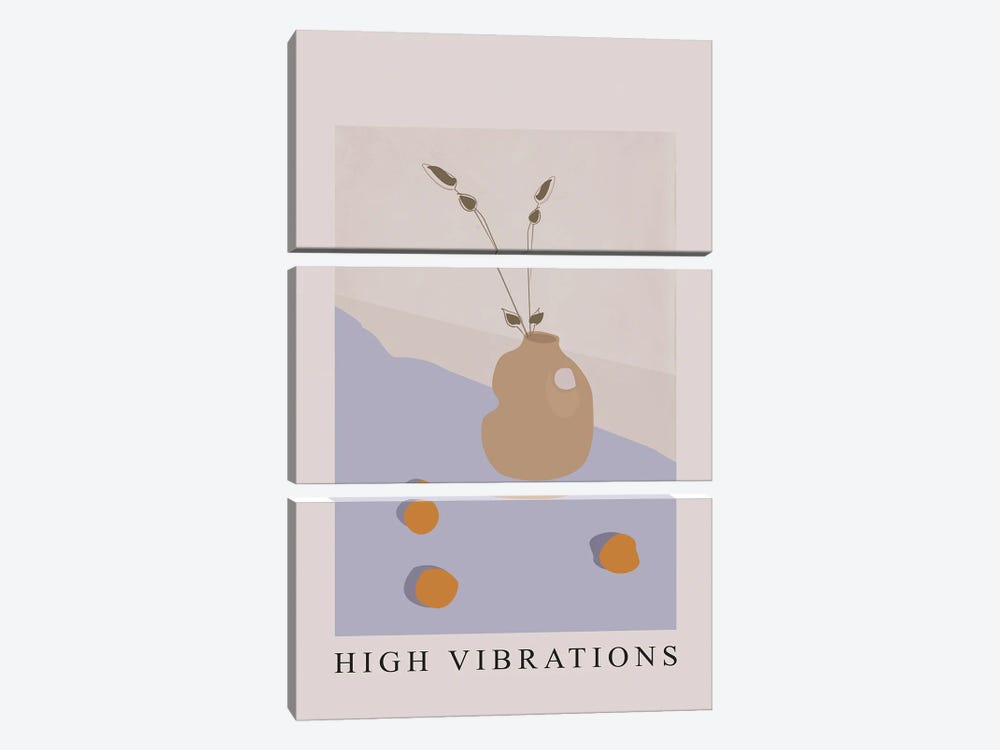 High Vibrations by Flower Love Child 3-piece Art Print