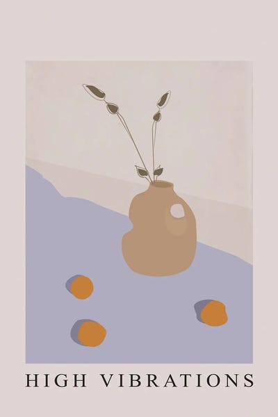 Minimalist Bohemian Decor: High Vibrations by Flower Love Child