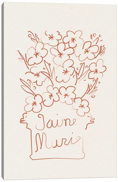 Jaime Marie Canvas Art Print - Flower Love Child