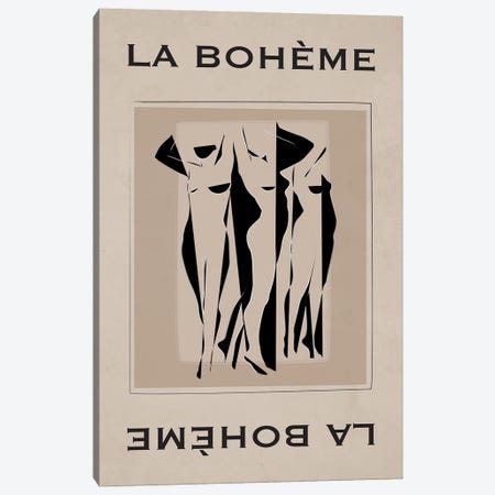 La Boheme Ladies Canvas Print #FLC97} by Flower Love Child Canvas Artwork