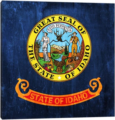 Idaho I Canvas Art Print - Flags Collection