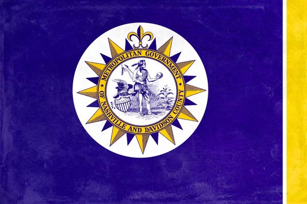 Flags Collection: Nashville, Tennessee by iCanvas