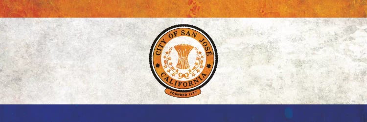 San Jose, California (Panoramic) by iCanvas wall art