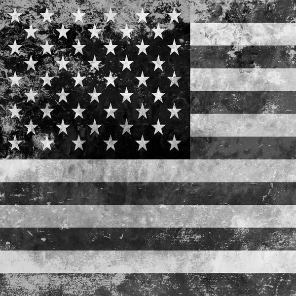 American Flags: "Grungy" USA Flag by iCanvas